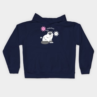 Cute Cat t-shirt design Kids Hoodie